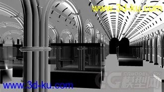 3D打印模型博物馆，白模的图片