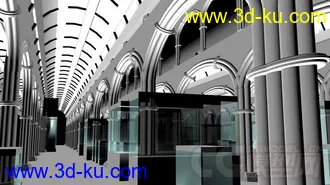 3D打印模型博物馆，白模的图片