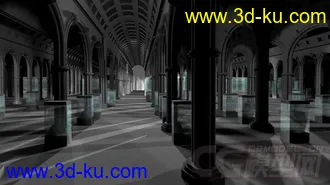 3D打印模型博物馆，白模的图片