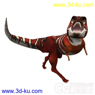 3D打印模型恐龙，带绑定的图片