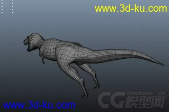 3D打印模型恐龙，带绑定的图片