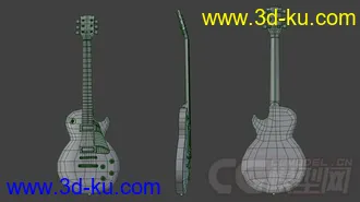 3D打印模型电吉他的图片