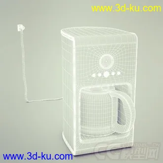高精模型，咖啡机的图片