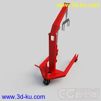 3D打印模型起重机的图片