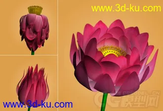3D打印模型海棠花的图片