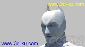 3D打印模型高精蝙蝠侠，白模的图片