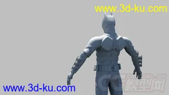 3D打印模型高精蝙蝠侠，白模的图片