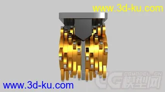 3D打印模型挖地机，掘地机的图片