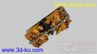 3D打印模型挖地机，掘地机的图片