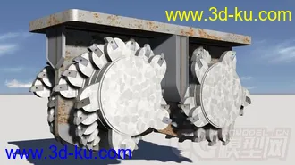 3D打印模型挖地机，掘地机的图片
