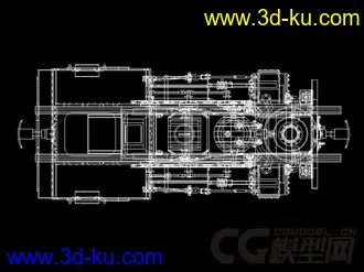 3D打印模型火车头，白模的图片