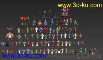3D打印模型诛仙角色大合集，各取所需没毛病！的图片