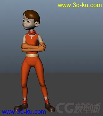 3D打印模型maya2015小女孩伤心大发雷霆摔盘子有配音的图片