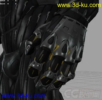 3D打印模型孤岛危机人物3加武器2的图片