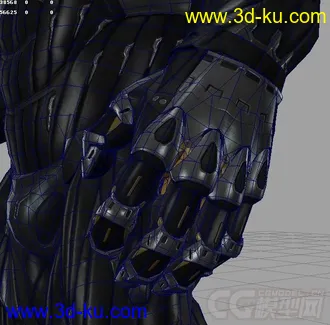 3D打印模型孤岛危机人物3加武器2的图片