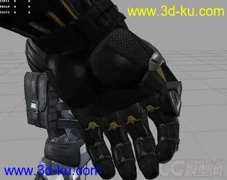 3D打印模型孤岛危机人物3加武器2的图片