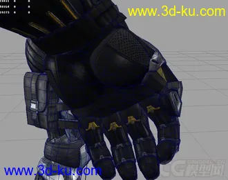 3D打印模型孤岛危机人物3加武器2的图片