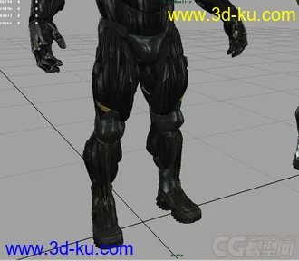 3D打印模型孤岛危机人物3加武器2的图片