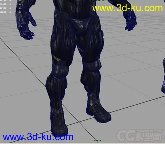 3D打印模型孤岛危机人物3加武器2的图片