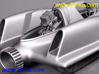 3D打印模型写实概念车，高精的图片