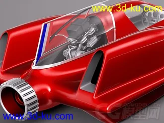 3D打印模型写实概念车，高精的图片