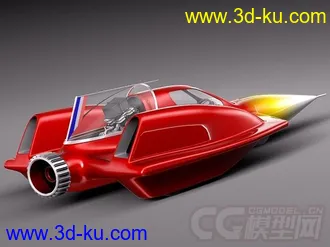 3D打印模型写实概念车，高精的图片