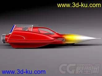 3D打印模型写实概念车，高精的图片