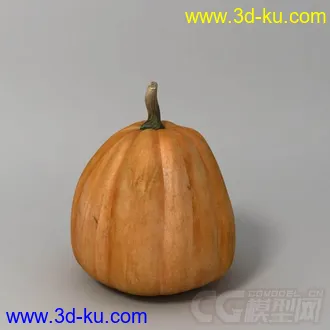 3D打印模型南瓜，写实的图片