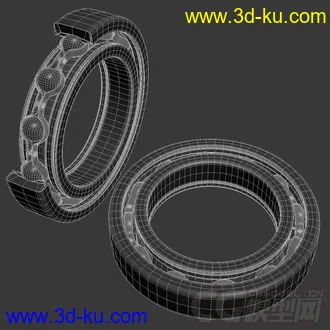 3D打印模型轴承，高精的图片