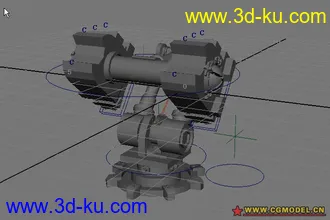 3D打印模型绑定两个飞行器的图片