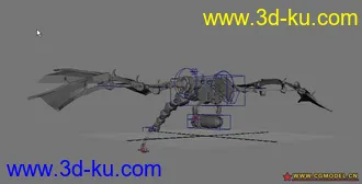 3D打印模型绑定两个飞行器的图片