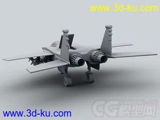 3D打印模型战斗机，白模的图片