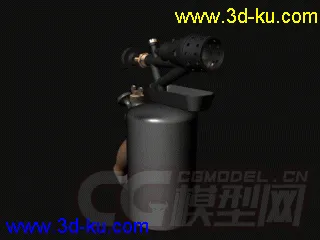 3D打印模型喷火器的图片