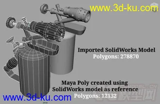 3D打印模型喷火器的图片