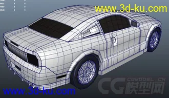 3D打印模型写实车，高精的图片