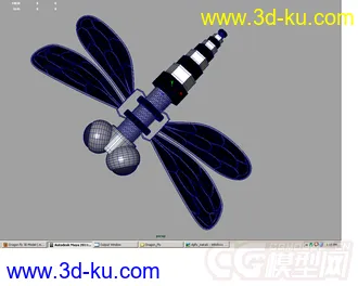 3D打印模型蜻蜓的图片