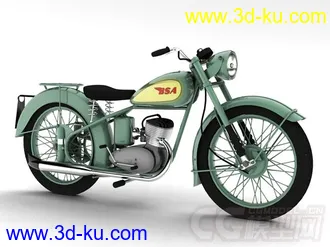 3D打印模型写实摩托车，精模的图片
