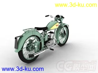 3D打印模型写实摩托车，精模的图片