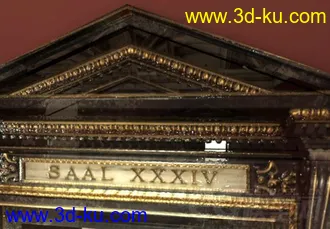 3D打印模型复古门的图片