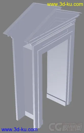 3D打印模型复古门的图片