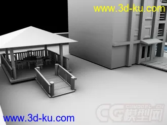 3D打印模型楼房的图片