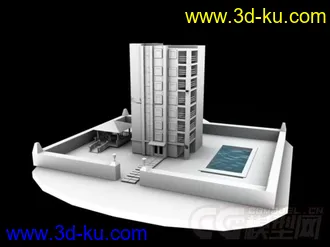 3D打印模型楼房的图片