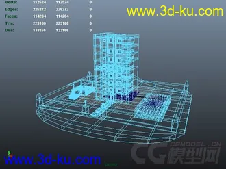 3D打印模型楼房的图片