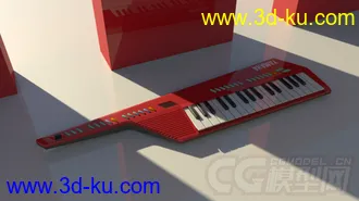 3D打印模型电子琴，写实的图片