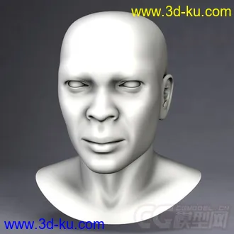 3D打印模型写实男人头像的图片