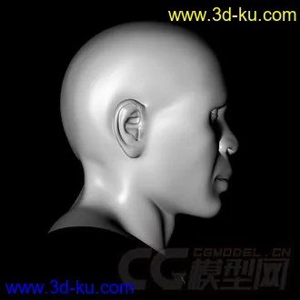 3D打印模型写实男人头像的图片