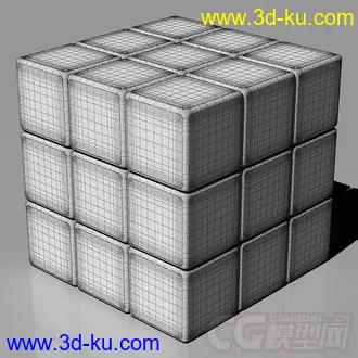 3D打印模型高精魔方的图片