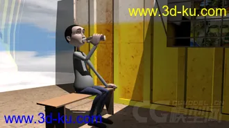 3D打印模型小卖部，小店，低模的图片