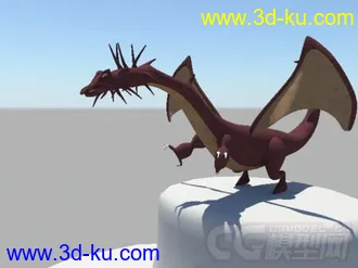 3D打印模型Q版，龙的图片