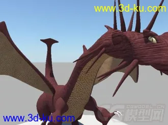 3D打印模型Q版，龙的图片